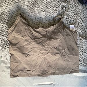 Everlane Perform Cami in Taupe